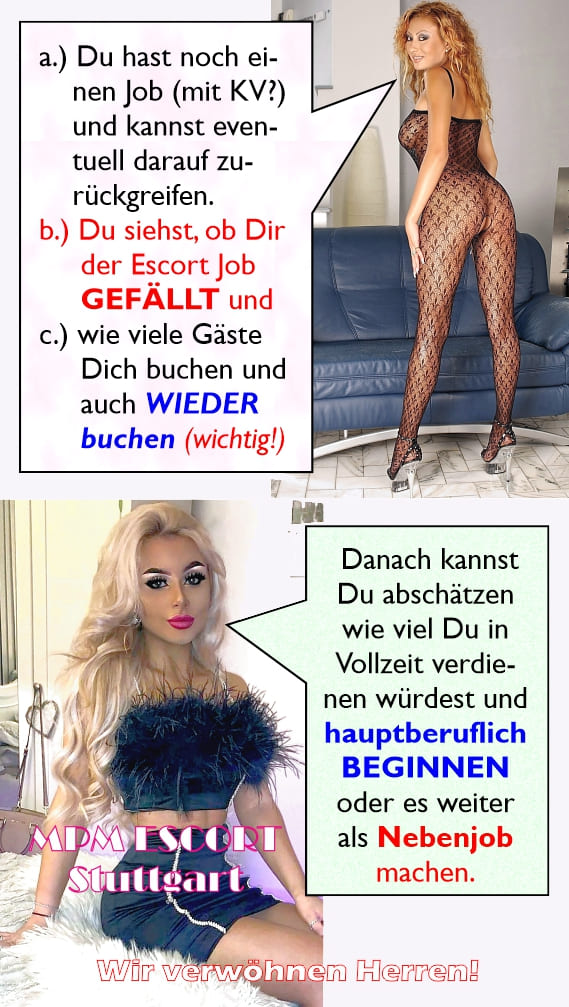 Nebenberuflich im Escort bzw. als Prostituierte arbeiten.
