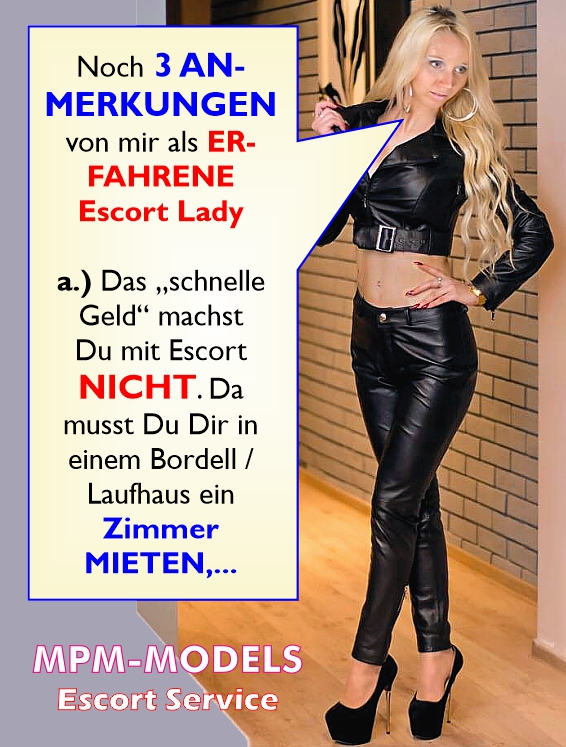 Beabsichtige längerfristig im Escort zu arbeiten!